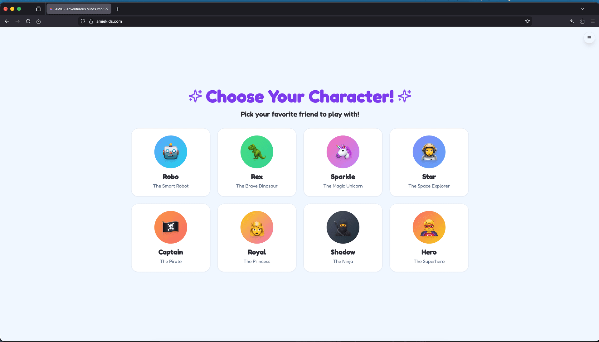 AMIE - Educational Mobile App for Children - Image 1
