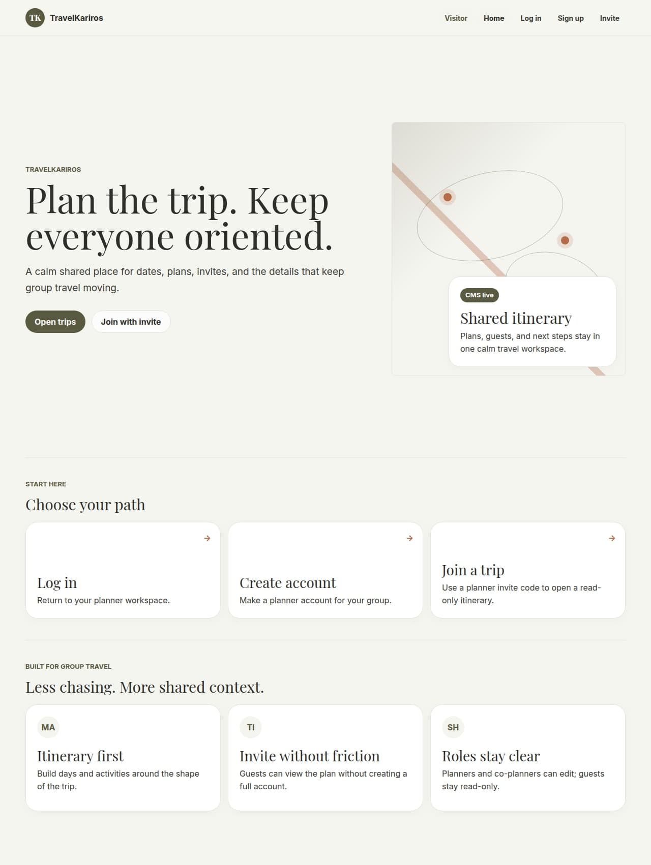 TravelKariiros - Private Group Trip Planning Platform - Image 1