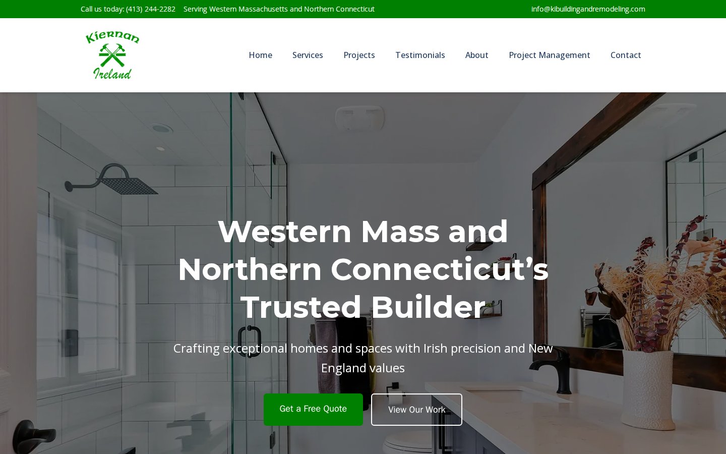 KI Building & Remodeling public website preview