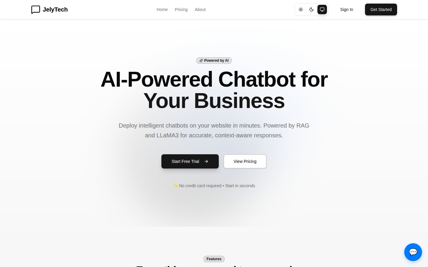JelyTech website preview